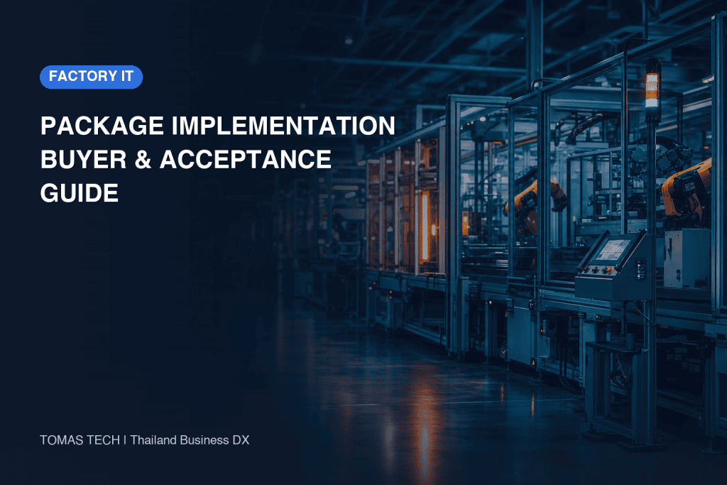 Packaged Software Implementation Support: Thailand Buyer Guide