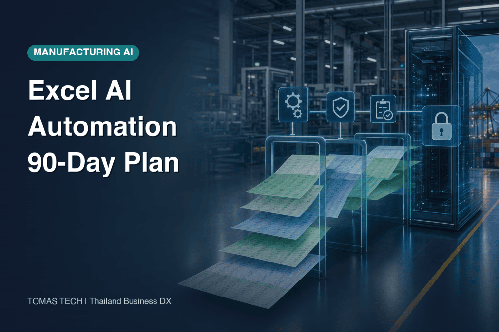 Excel AI Automation｜90-Day Plan for Thai Manufacturers