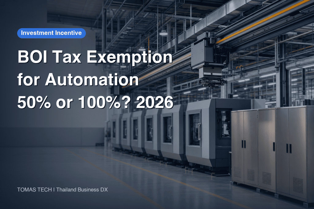BOI Automation Tax Exemption 2026 — What Decides 50% or 100%