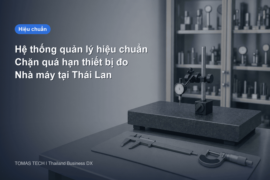 Hệ thống quản lý hiệu chuẩn cho nhà máy tại Thái Lan