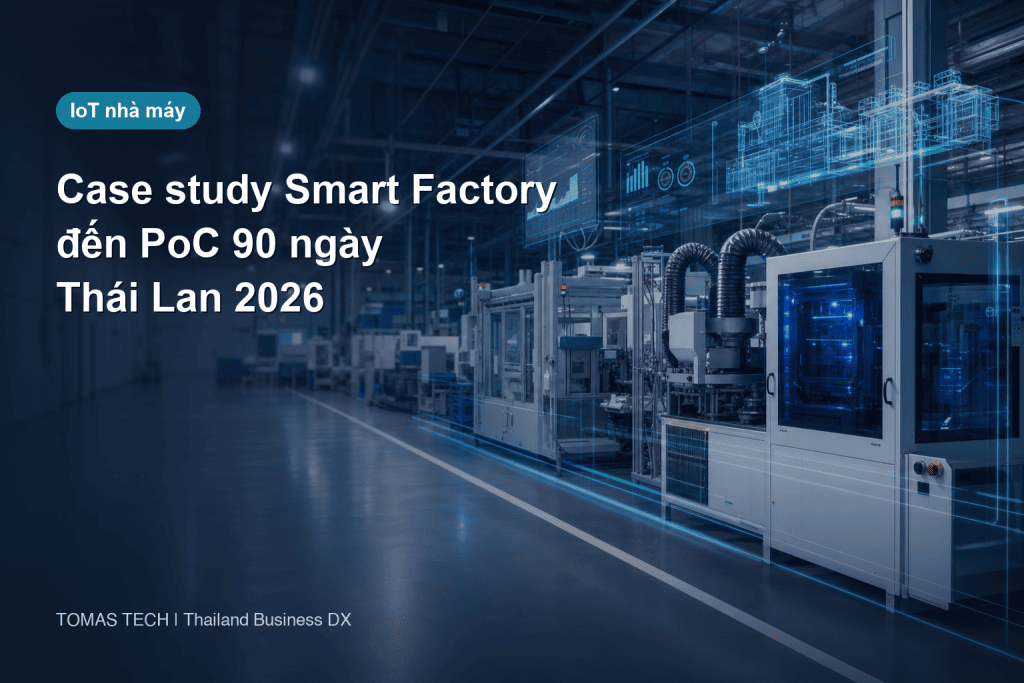 Case study nhà máy thông minh 2026: Hướng dẫn PoC 90 ngày và RFP tại Thái Lan