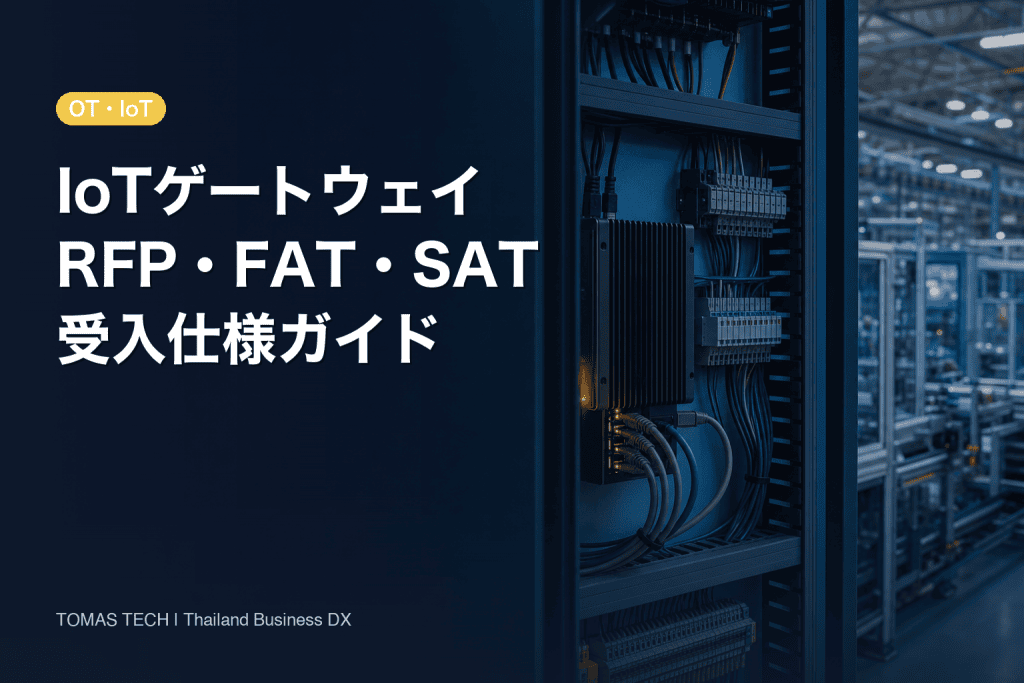 IoTゲートウェイ選定｜RFP・FAT・SAT受入仕様