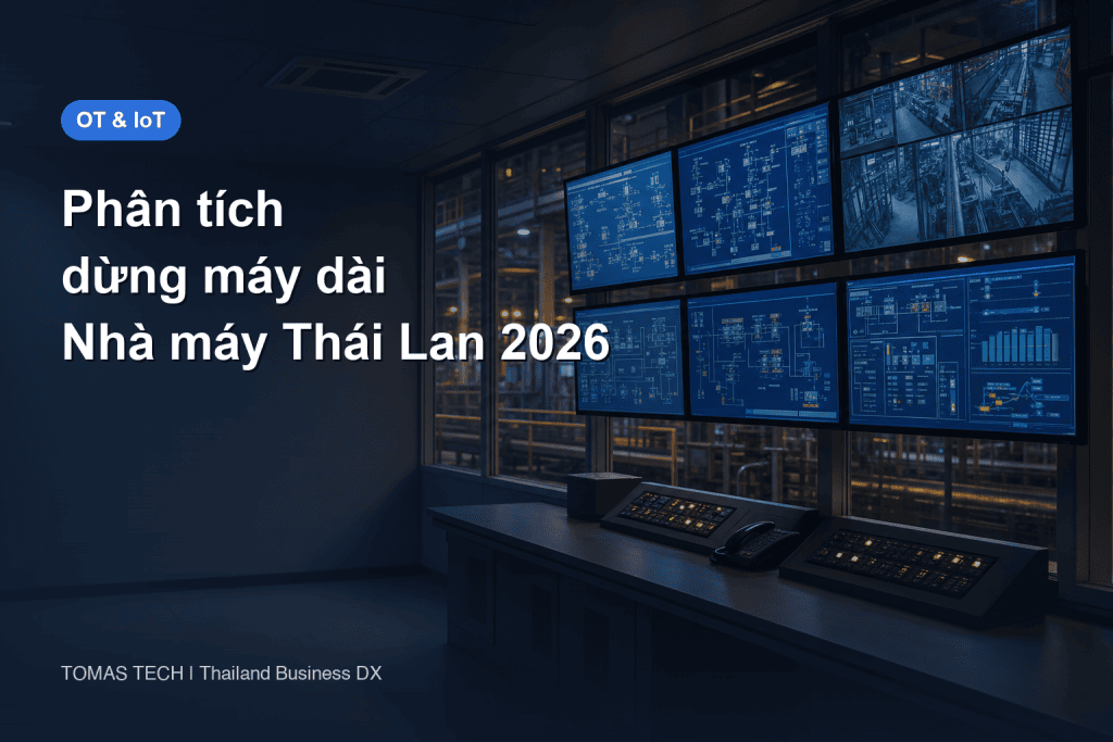 Phân tích dừng máy dài và cách thu thập dữ liệu vận hành