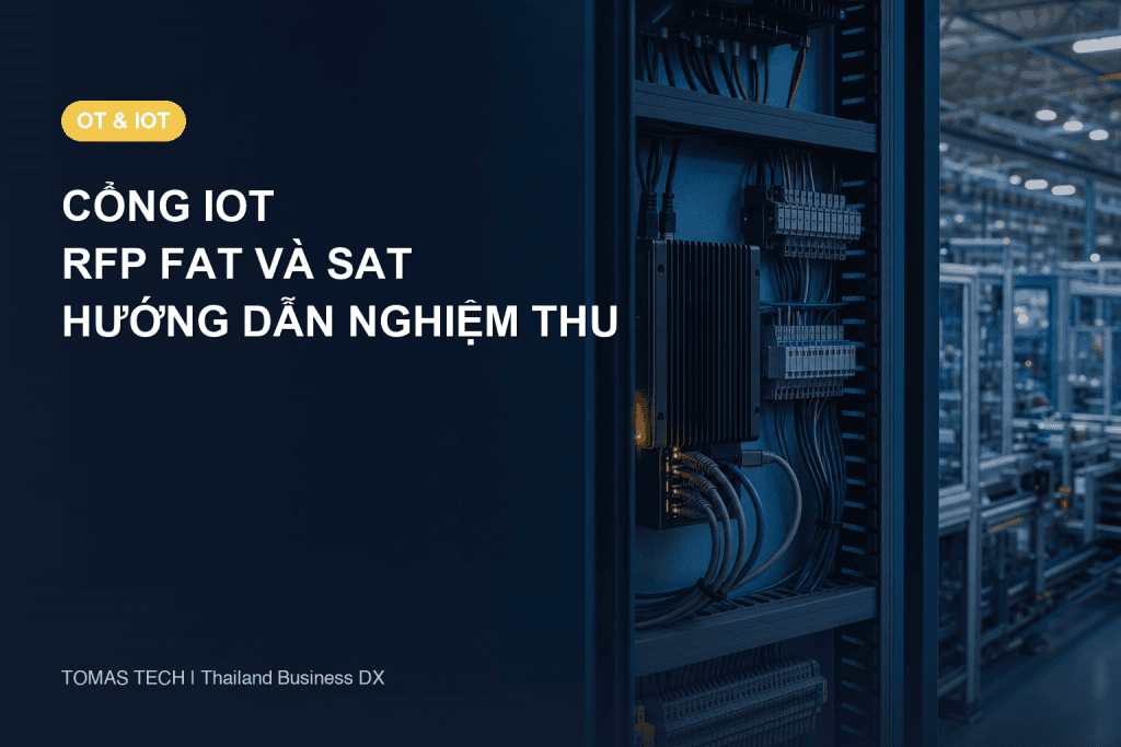 Cổng IoT công nghiệp: Hướng dẫn RFP, FAT và SAT tại Thái Lan