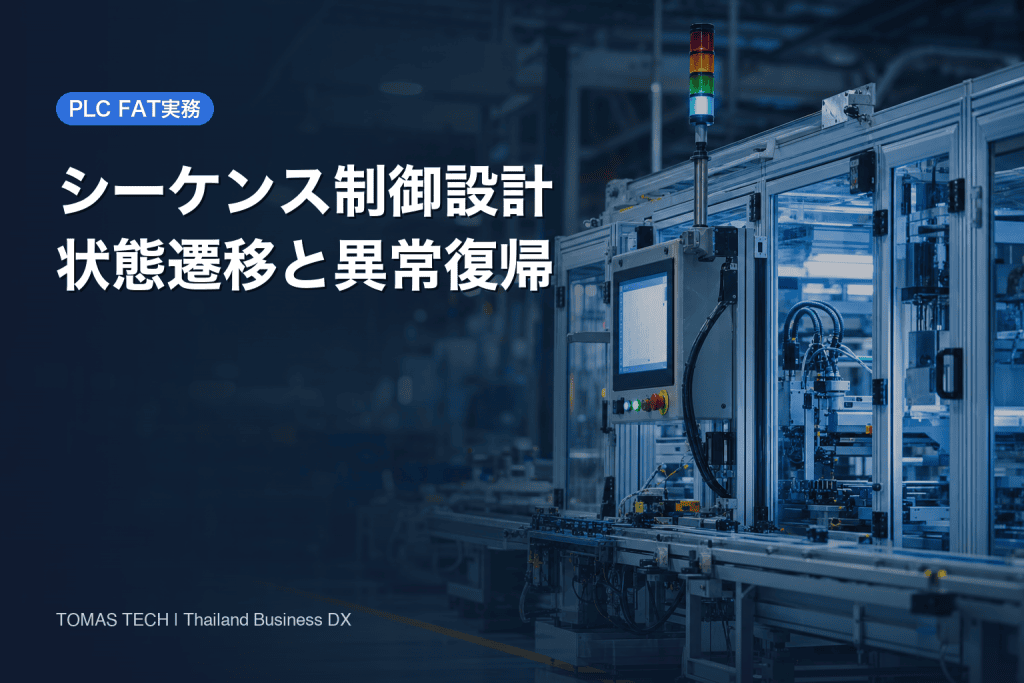 シーケンス制御設計｜状態遷移・異常復帰のFAT実務