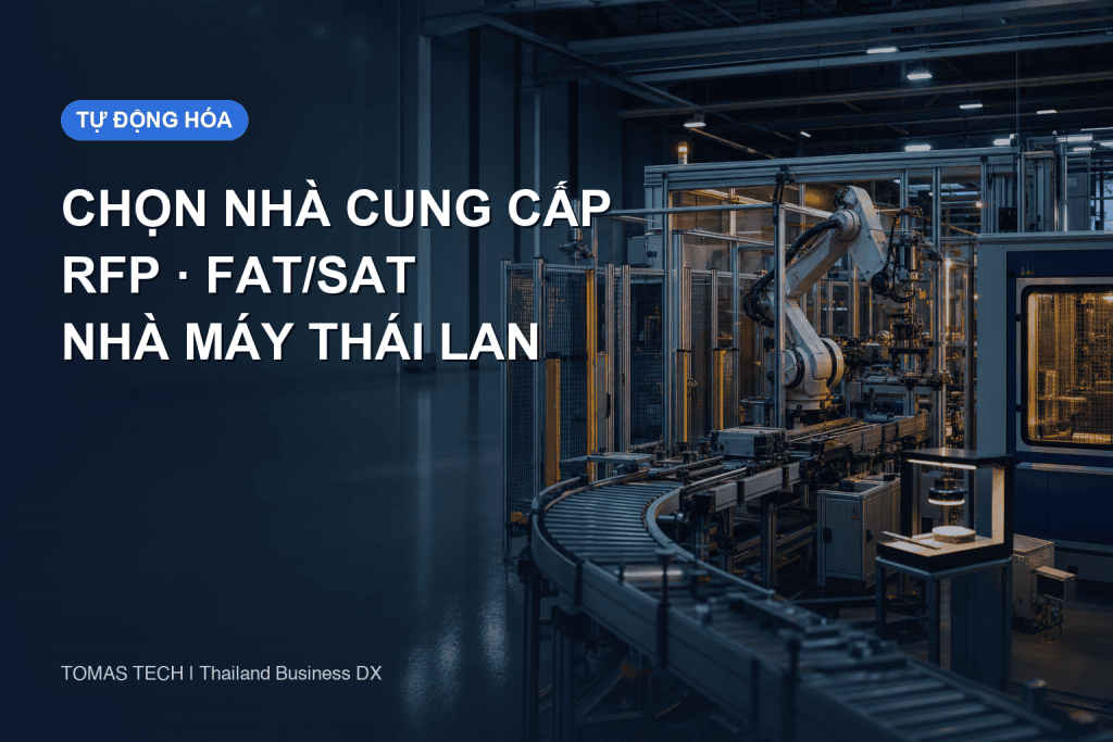 Nhà cung cấp thiết bị tự động hóa tại Thái Lan: RFP và FAT/SAT