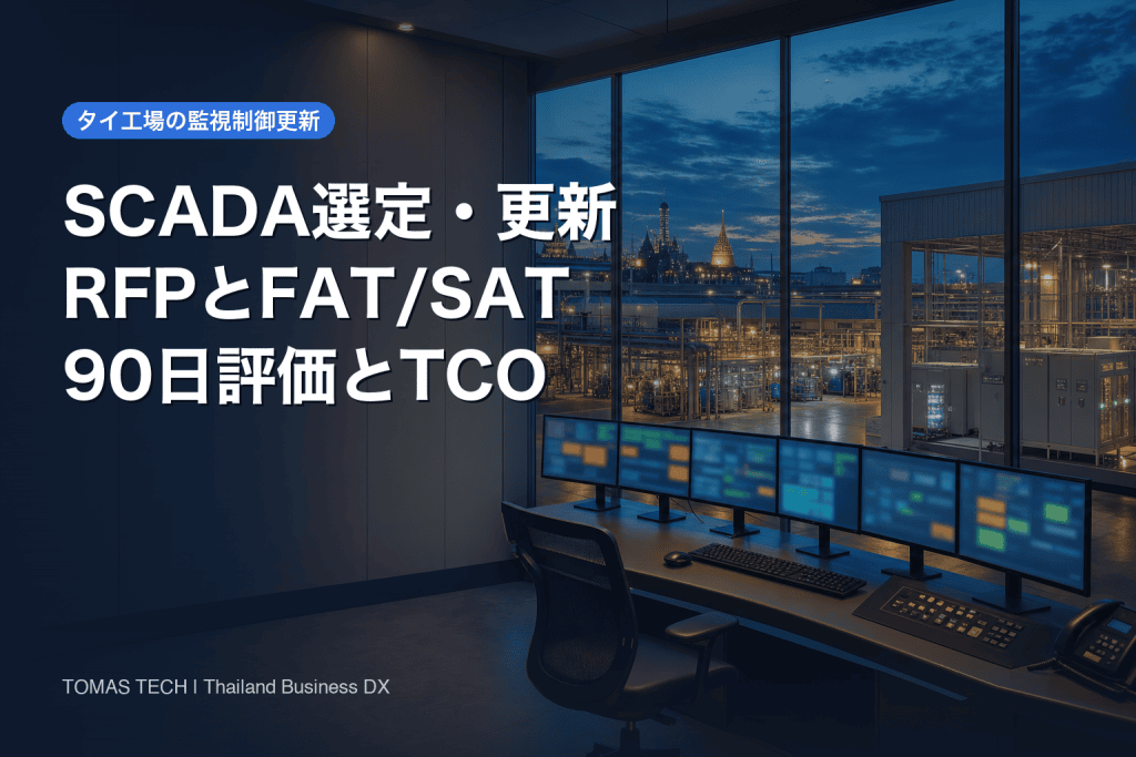 SCADAとは？タイ工場の更新・RFP・FAT/SAT実務