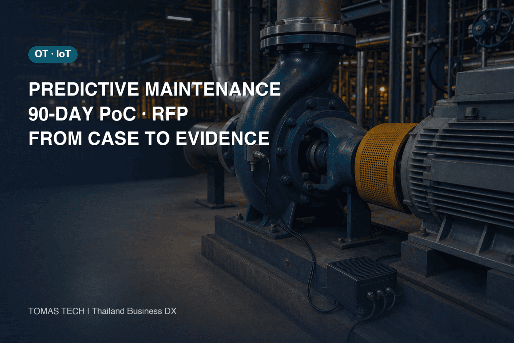 Predictive Maintenance Case Studies: 90-Day PoC and RFP Guide