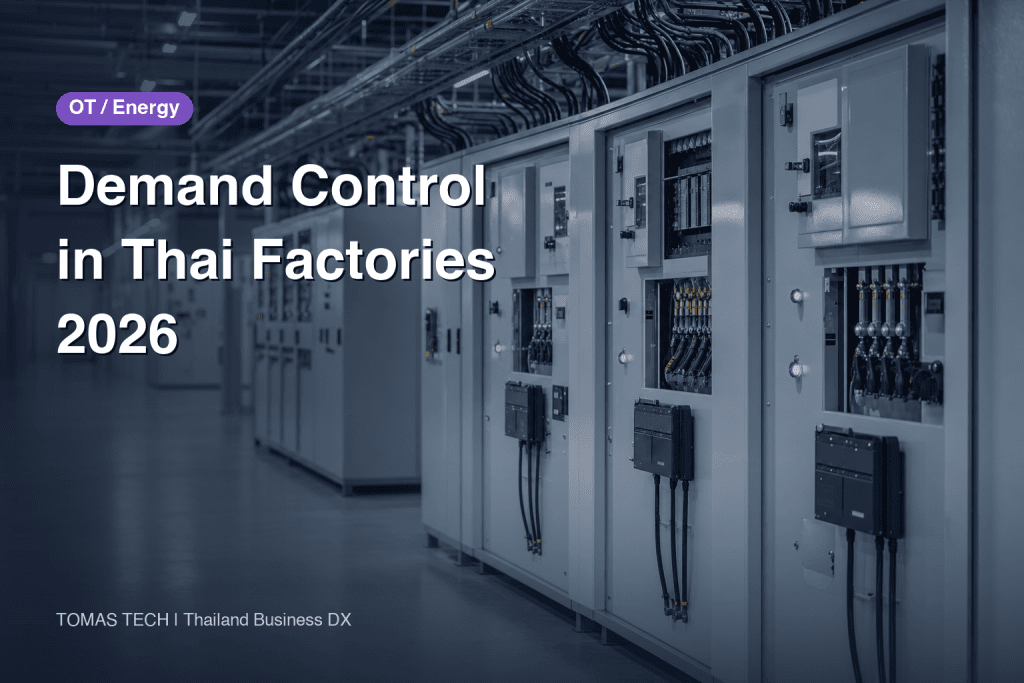 Demand Control 2026: In Thailand the Peak Is Set in 15 Minutes, Not 30