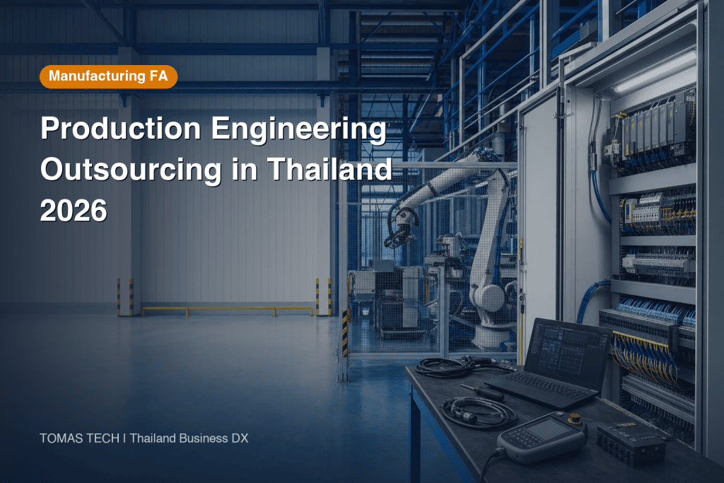 Production Engineering Outsourcing in Thailand 2026 — Scope, Cost and Vendor Selection