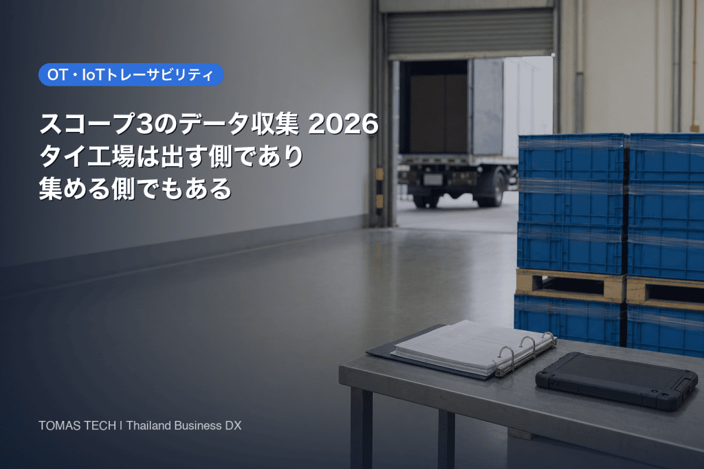 スコープ3のデータ収集2026｜タイ工場は集める側にも回る