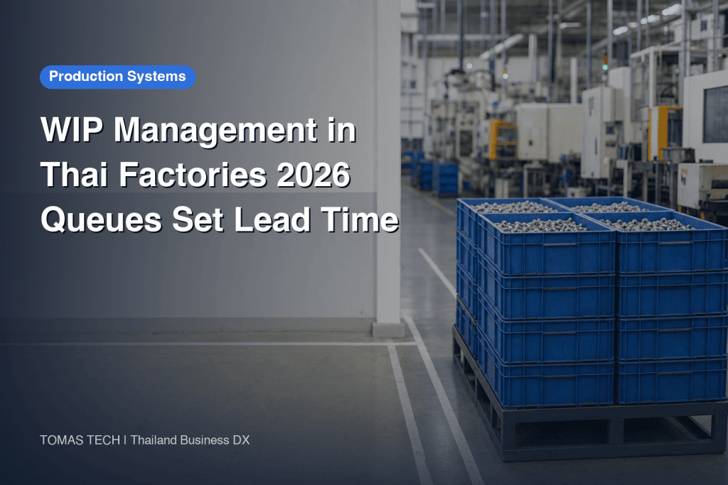 WIP Management in Thai Factories 2026 | Queues Set Lead Time