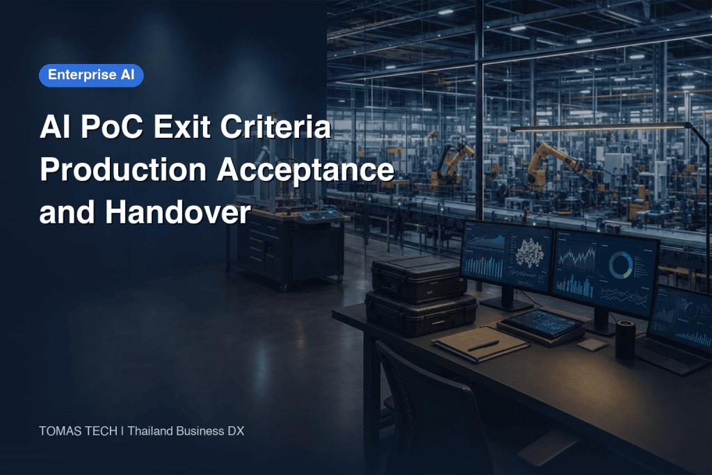 AI PoC Exit Criteria for Production, Acceptance and Handover