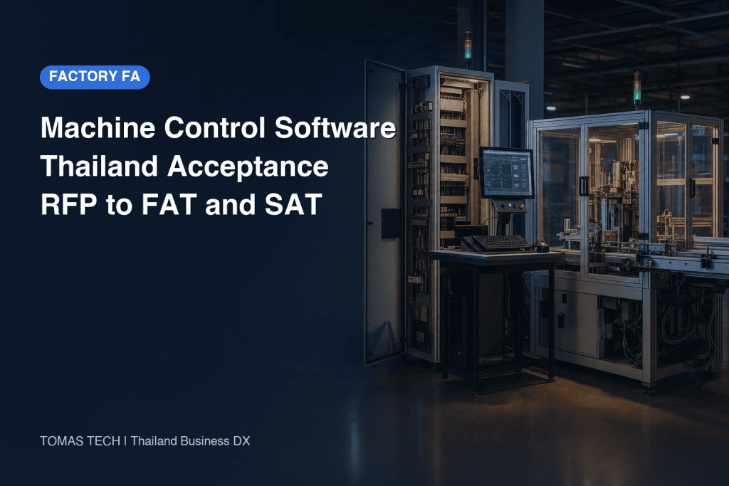 Machine Control Software Development in Thailand: Acceptance Guide 2026