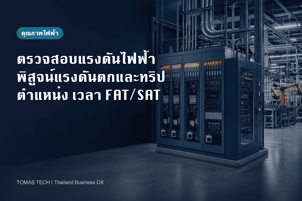 ระบบตรวจสอบแรงดันไฟฟ้าสำหรับคุณภาพไฟฟ้าโรงงานไทย