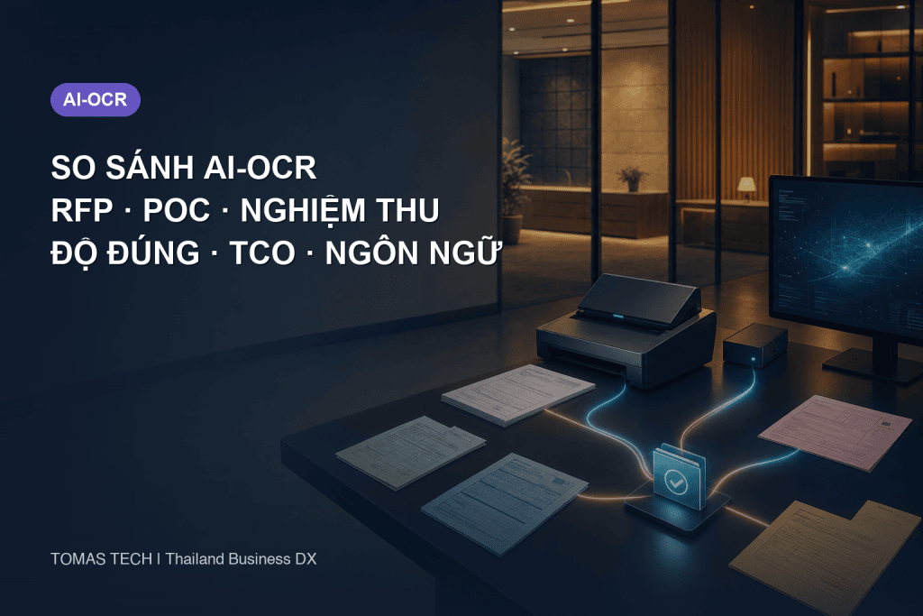So sánh AI-OCR: hướng dẫn RFP và PoC cho nhà máy Thái Lan