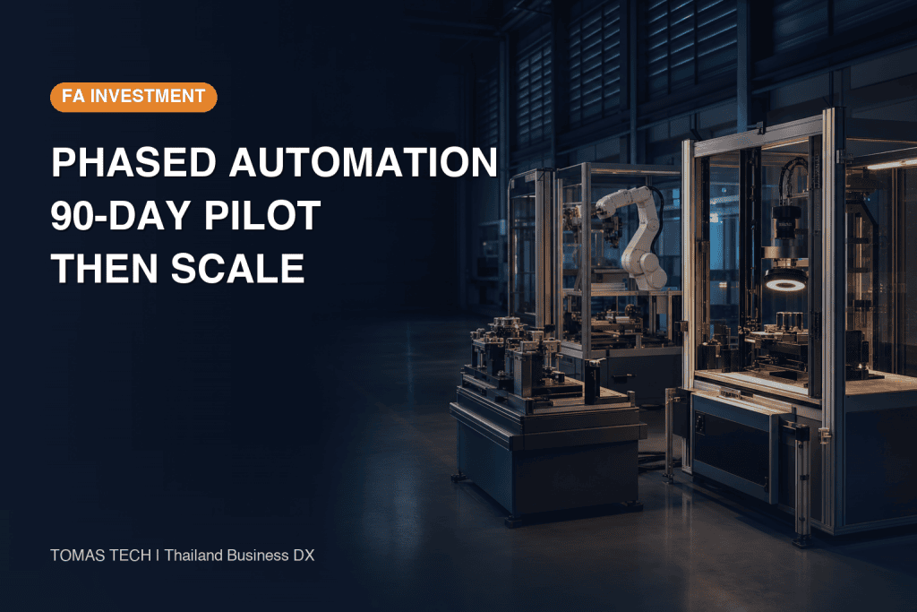 Phased Factory Automation Roadmap: From a 90-Day Pilot to Scale