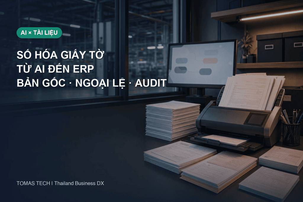 AI số hóa tài liệu giấy tại Thái Lan: Hướng dẫn vòng đời