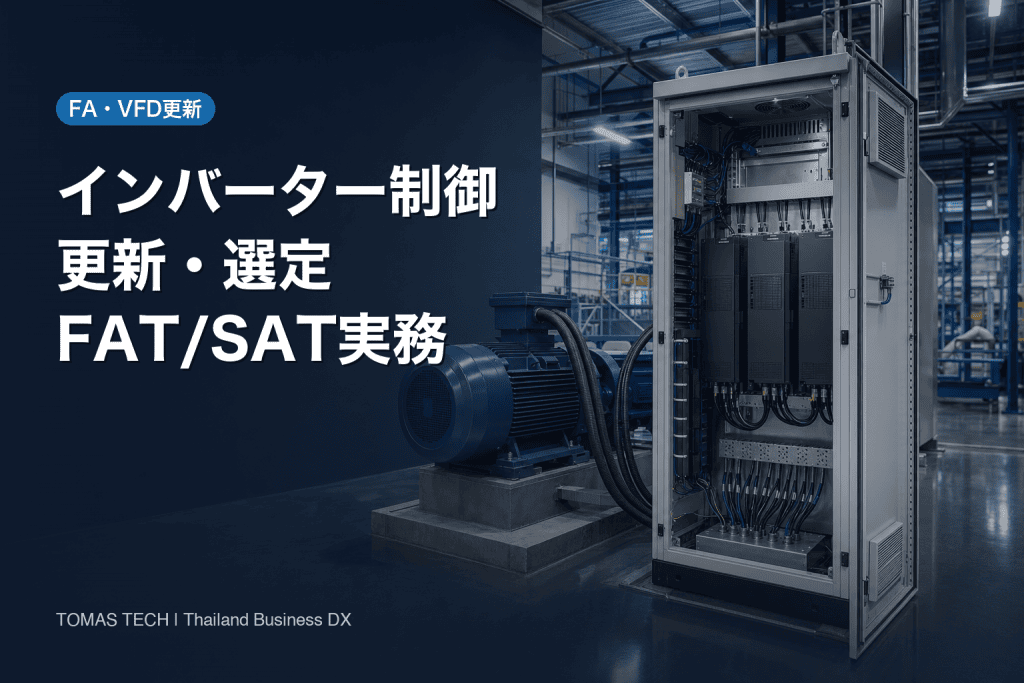 インバーター 制御の更新・選定・FAT/SAT実務ガイド