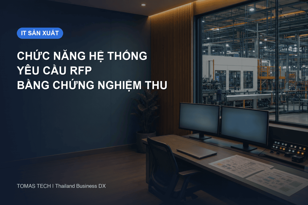 Chức năng hệ thống quản lý sản xuất: RFP Thái Lan 2026