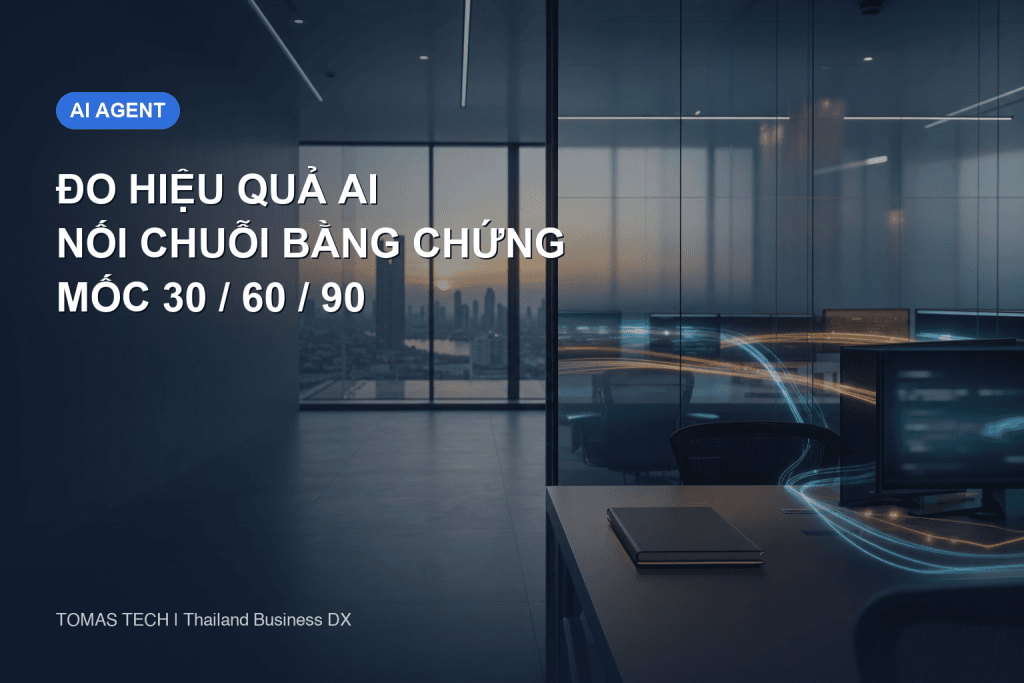 Đo lường hiệu quả triển khai AI: Mốc đánh giá ROI 30/60/90 ngày