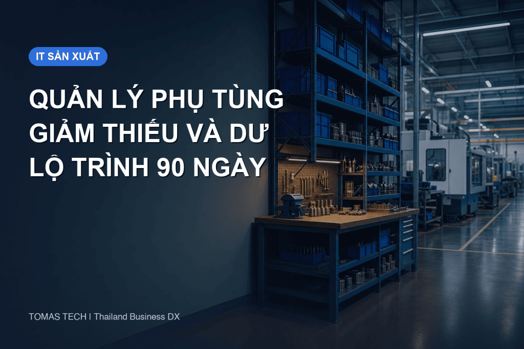 Hệ thống quản lý tồn kho phụ tùng cho nhà máy Thái Lan