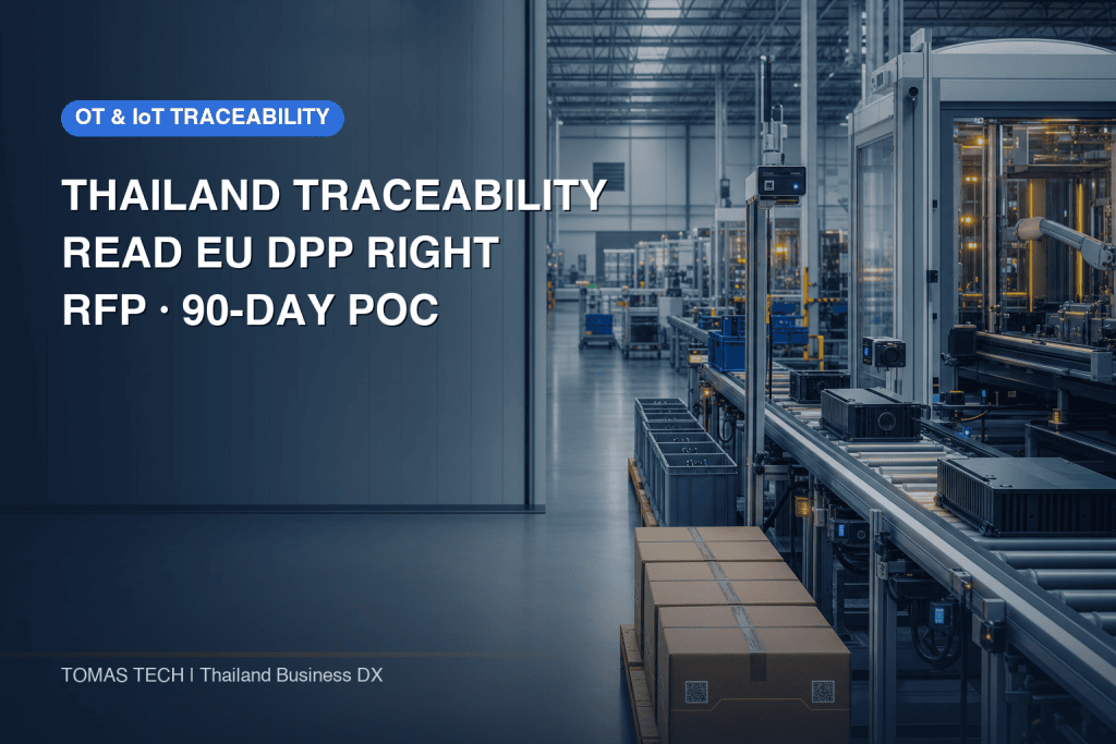 Thailand Manufacturing Traceability: an EU DPP RFP and 90-Day PoC