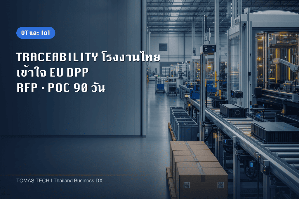 ระบบตรวจสอบย้อนกลับในไทย: RFP และ PoC 90 วันสำหรับยุค EU DPP