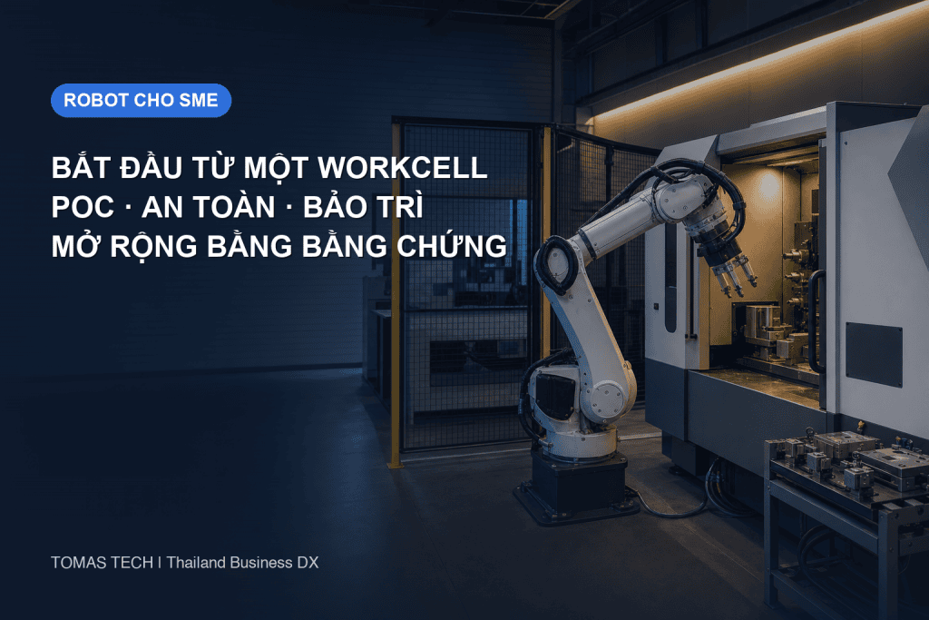 Triển khai robot cho SME: PoC, an toàn và hiệu quả đầu tư tại nhà máy Thái Lan