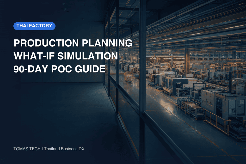 Production Planning Simulation for Thai Factories: A 90-Day PoC Guide