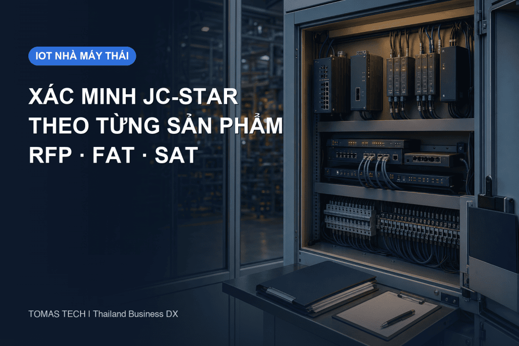 Cách xác minh nhà sản xuất đạt JC-STAR khi mua thiết bị IoT tại Thái Lan
