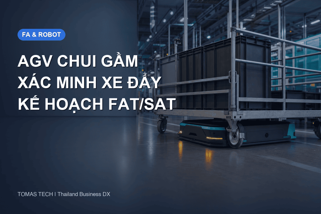 Chọn AGV chui gầm: thiết kế xe thấp và FAT/SAT