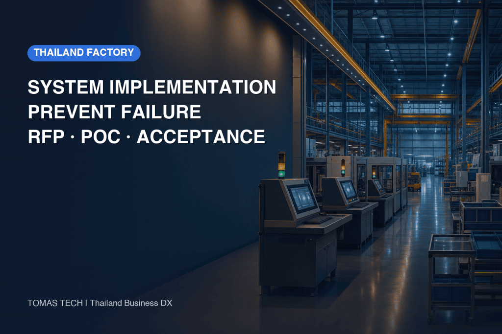 Production Management System Implementation Failure: A Practical Prevention Framework for Thai Factories