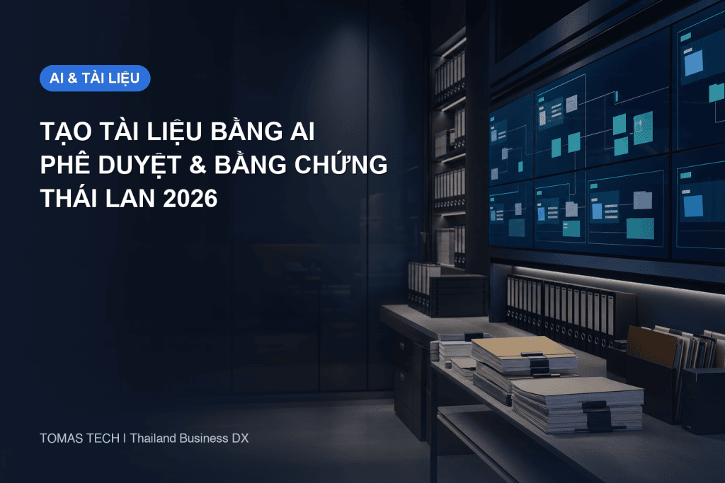 Tạo tài liệu bằng AI tại Thái Lan: phê duyệt, phiên bản và bằng chứng