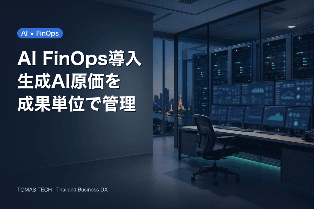 AI FinOps導入｜生成AI原価を成果単位で管理する実務ガイド