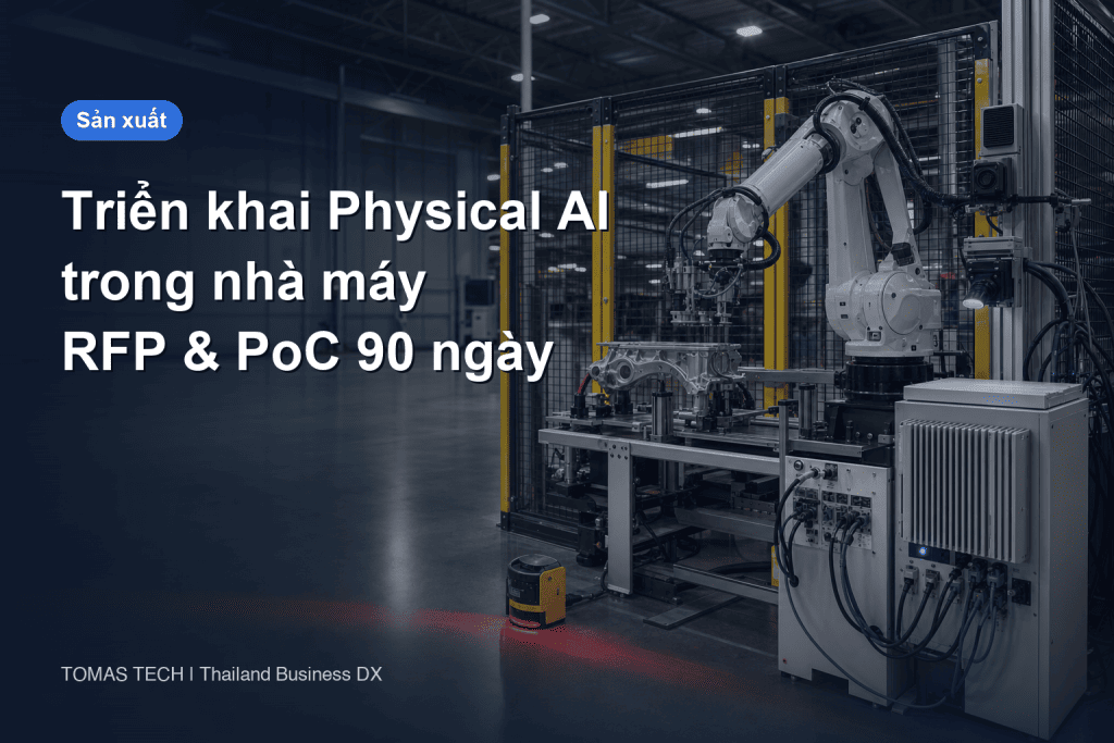 Triển khai Physical AI trong nhà máy: RFP và PoC 90 ngày