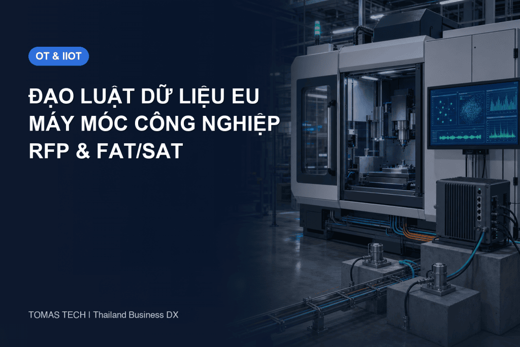 Đạo luật Dữ liệu EU cho máy móc: RFP, hợp đồng và FAT/SAT