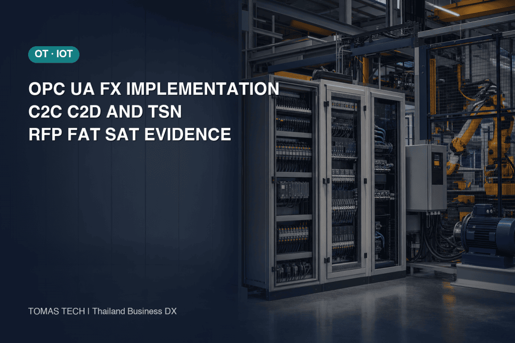 OPC UA FX Implementation: RFP and FAT/SAT for Thai Factories