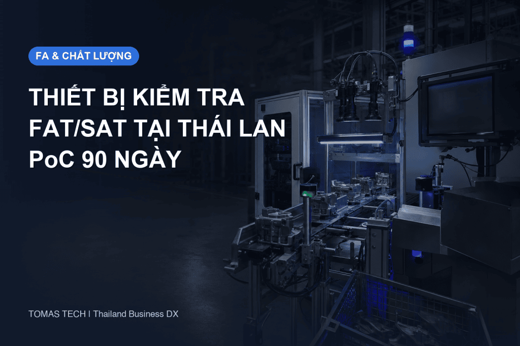 Thiết bị kiểm tra tại Thái Lan: FAT/SAT và PoC 90 ngày