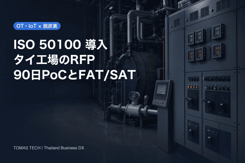 ISO 50100 導入 タイ工場の脱炭素RFP実務