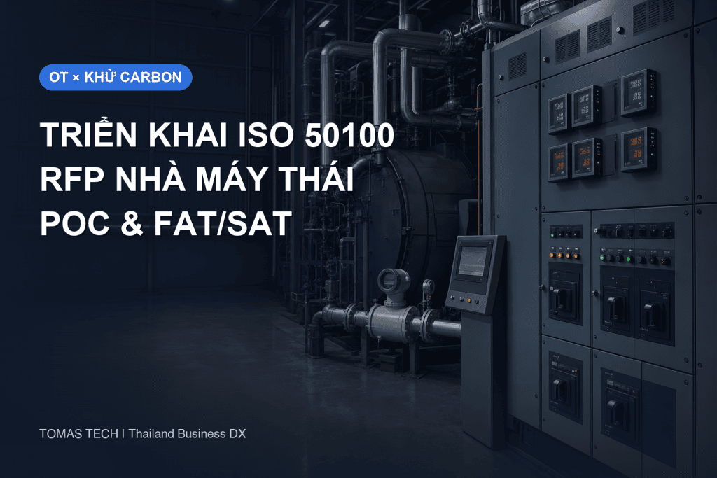 Triển khai ISO 50100 cho RFP khử carbon tại nhà máy Thái Lan