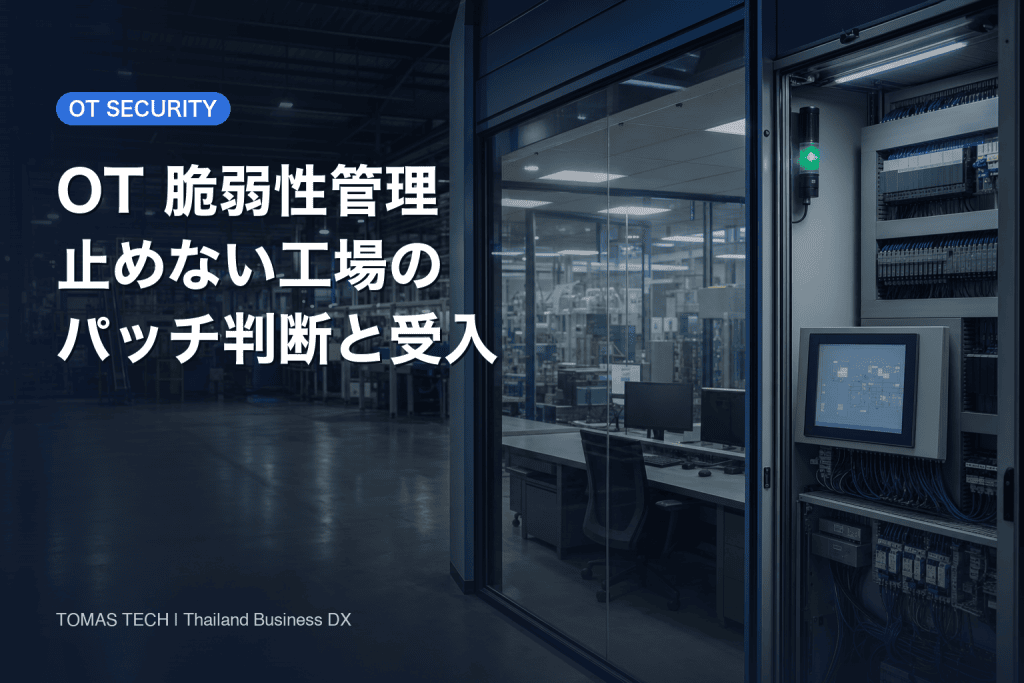 OT 脆弱性管理｜止めない工場のパッチ判断と受入