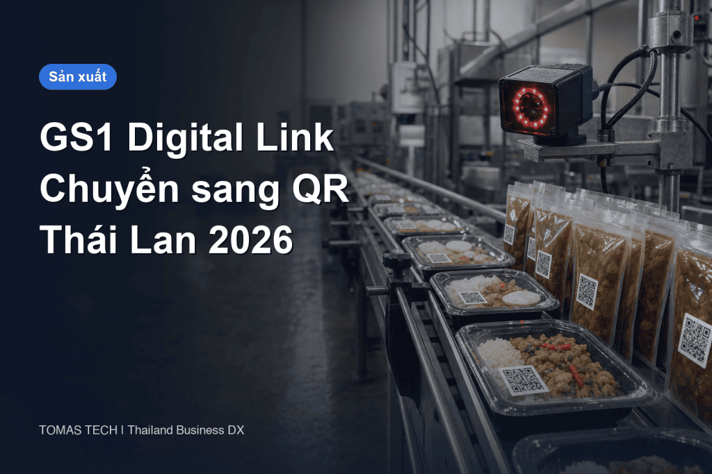 Triển khai GS1 Digital Link tại Thái Lan: chuyển sang QR và nghiệm thu