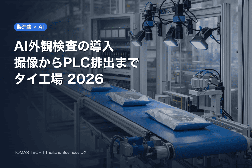 高速ラインのAI外観検査導入｜撮像からPLC排出までを設計する