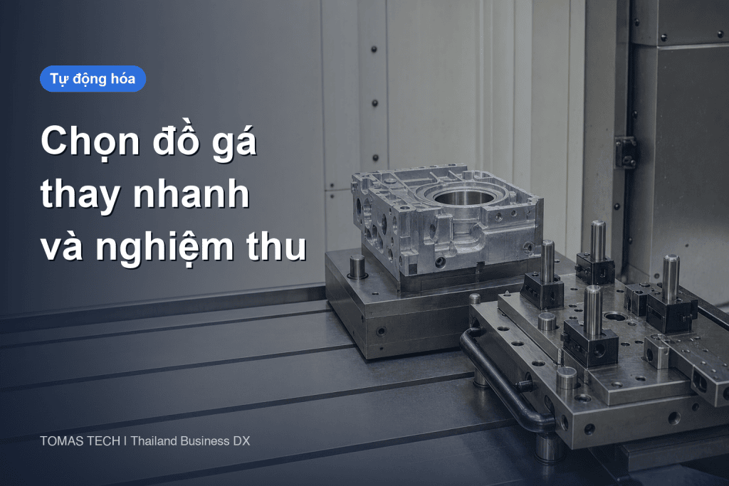 Chọn đồ gá thay nhanh: Độ lặp lại và nghiệm thu