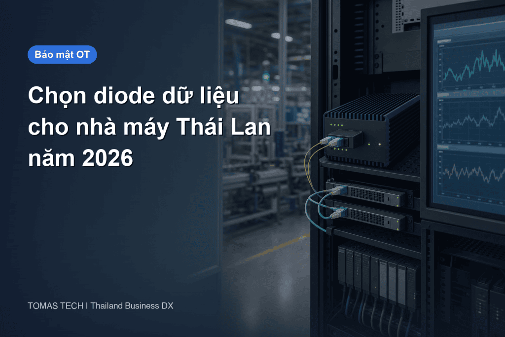 Chọn data diode cho nhà máy Thái Lan: hướng dẫn truyền dữ liệu OT sang IT một chiều