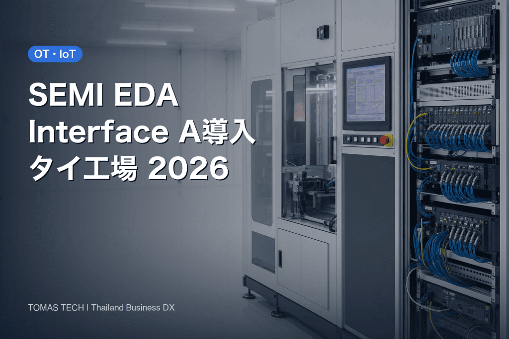 SEMI EDA Interface A導入｜タイ工場のRFPと受入試験