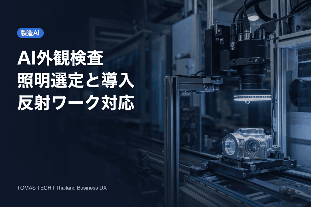 AI外観検査の照明選定・導入ガイド｜反射ワークからFAT・SATまで