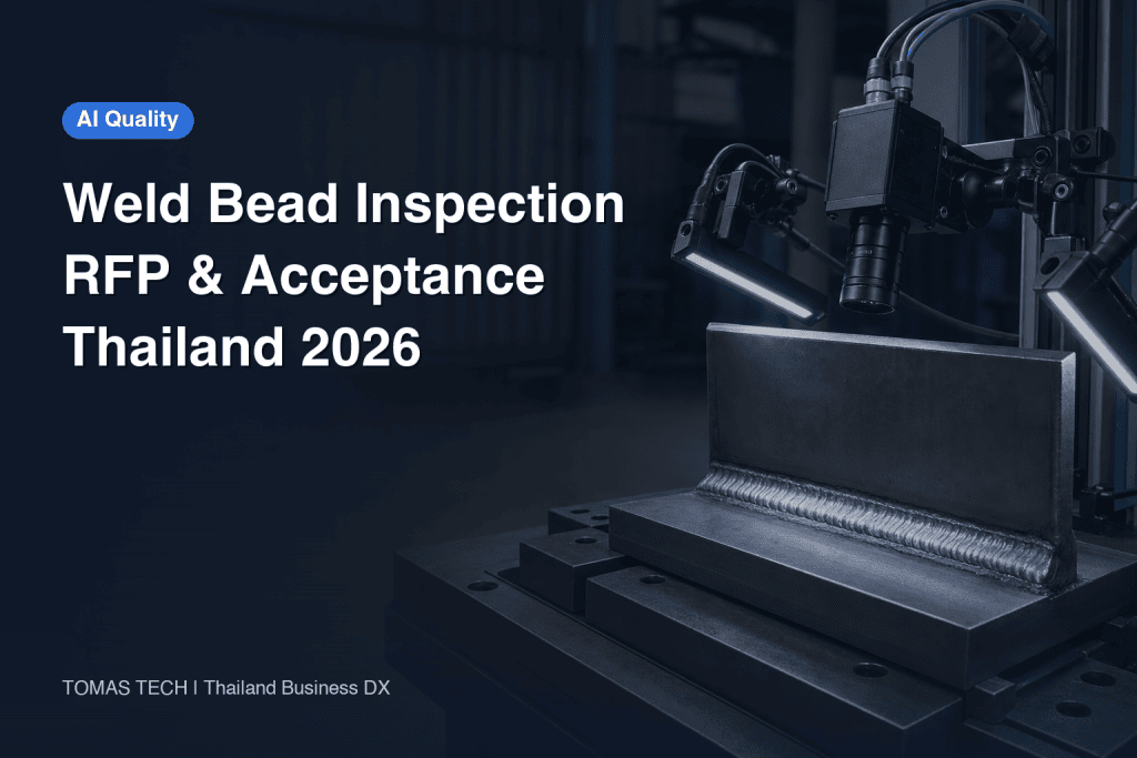 AI Quality Control for Weld Bead Inspection: RFP and Acceptance Tests