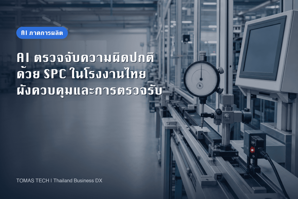 AI ตรวจจับความผิดปกติด้วย SPC: ผังควบคุมและการตรวจรับในโรงงานไทย